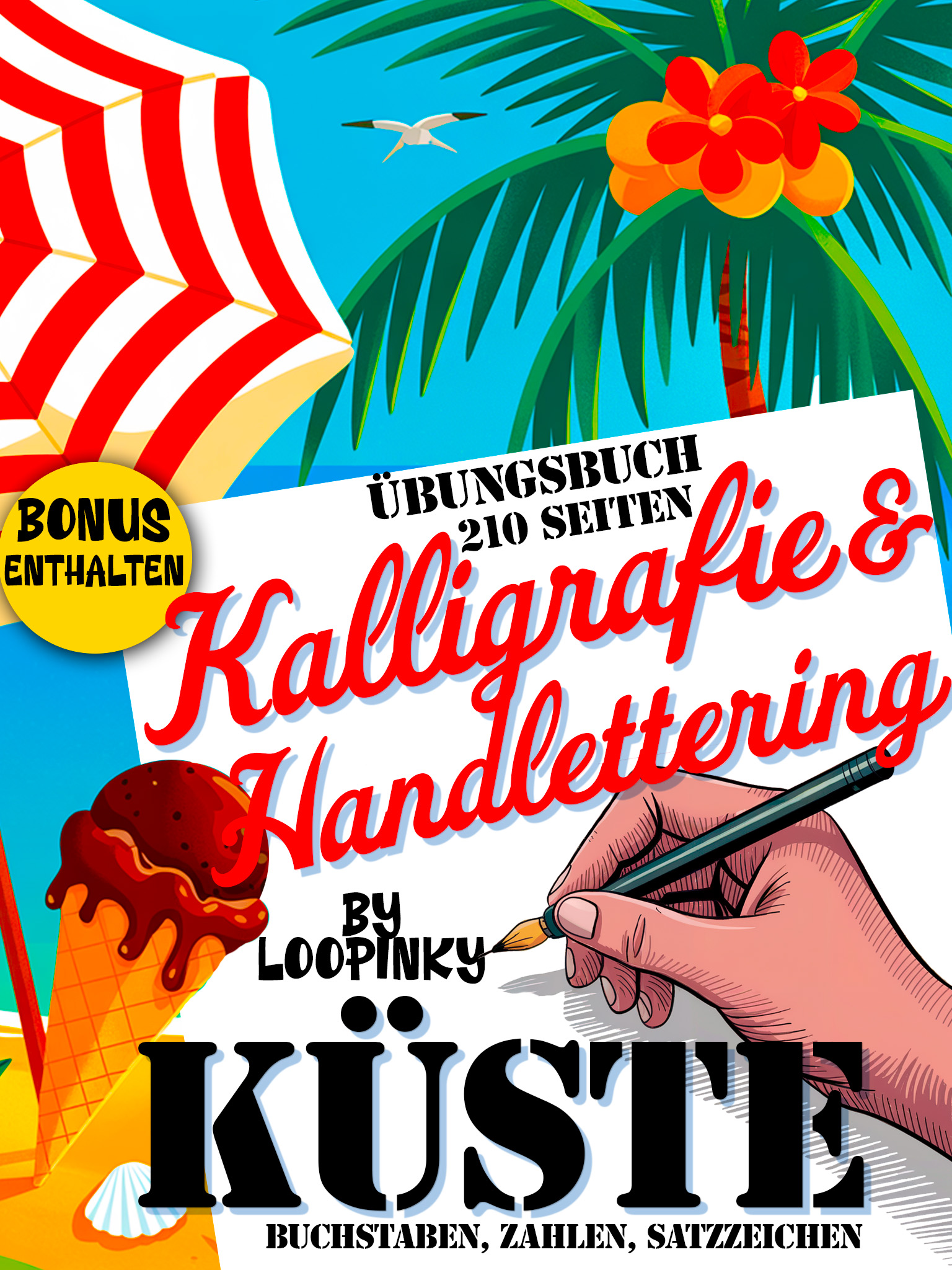 KÃ¼ste â€“ Handlettering Ãœbungsheft