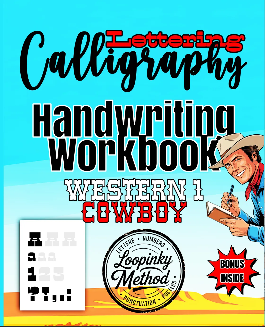 How to Draw Western Cowboy Letters